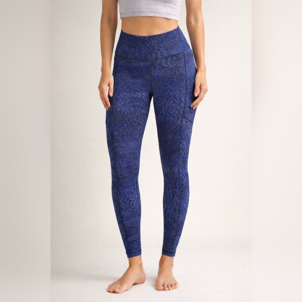 Lululemon Speed Up Legging 8 Full-On Luxtreme 28" Linear Flux Battleship Multi